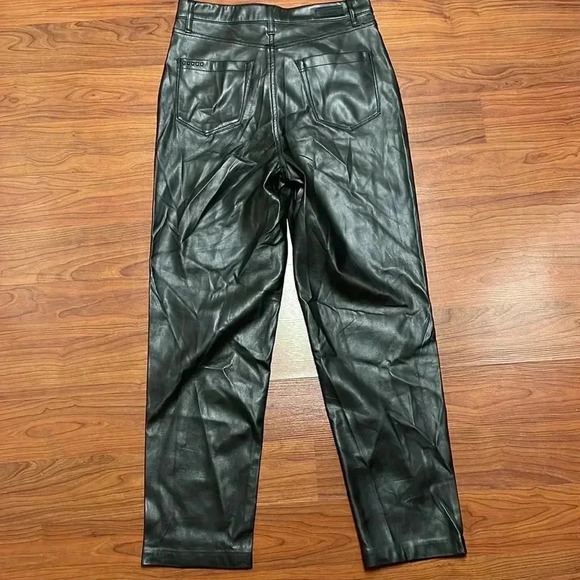 Blank NYC Need You Tonight - Leather Five-Pocket High-Rise Pants size 27 - Picture 12 of 14